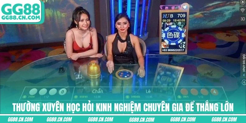 Thường xuyên học hỏi kinh nghiệm chuyên gia để thắng lớn Thường xuyên học hỏi kinh nghiệm chuyên gia để thắng lớn